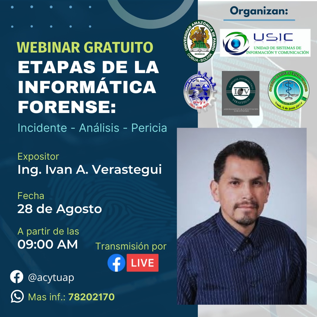 WEBINAR: ETAPAS DE LA INFORMATICA FORENSE